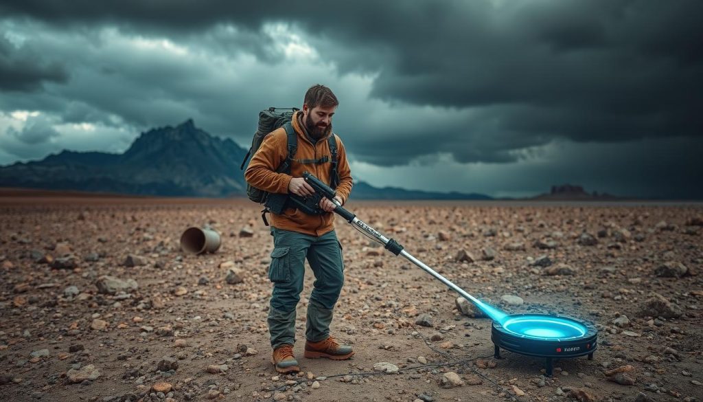 metal detectors for meteorite hunting