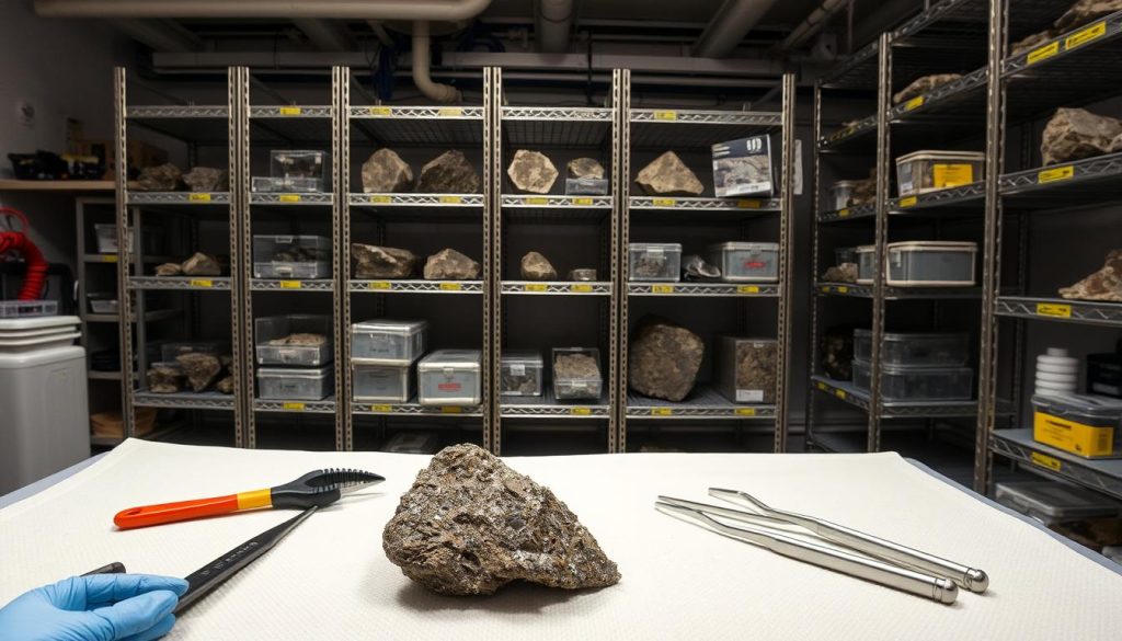 meteorite handling and storage tips