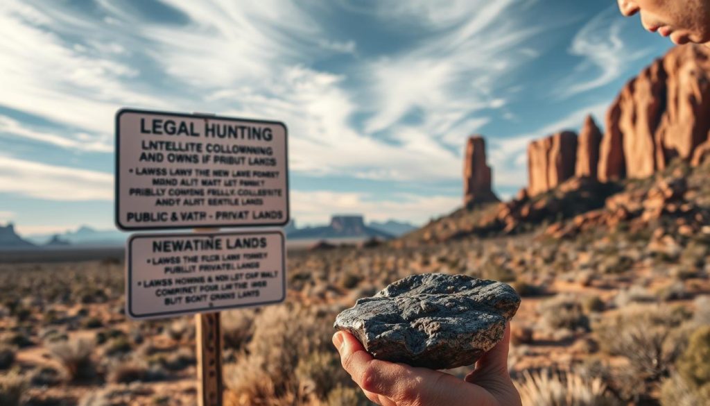 what’s legal when it comes to meteorite hunting?